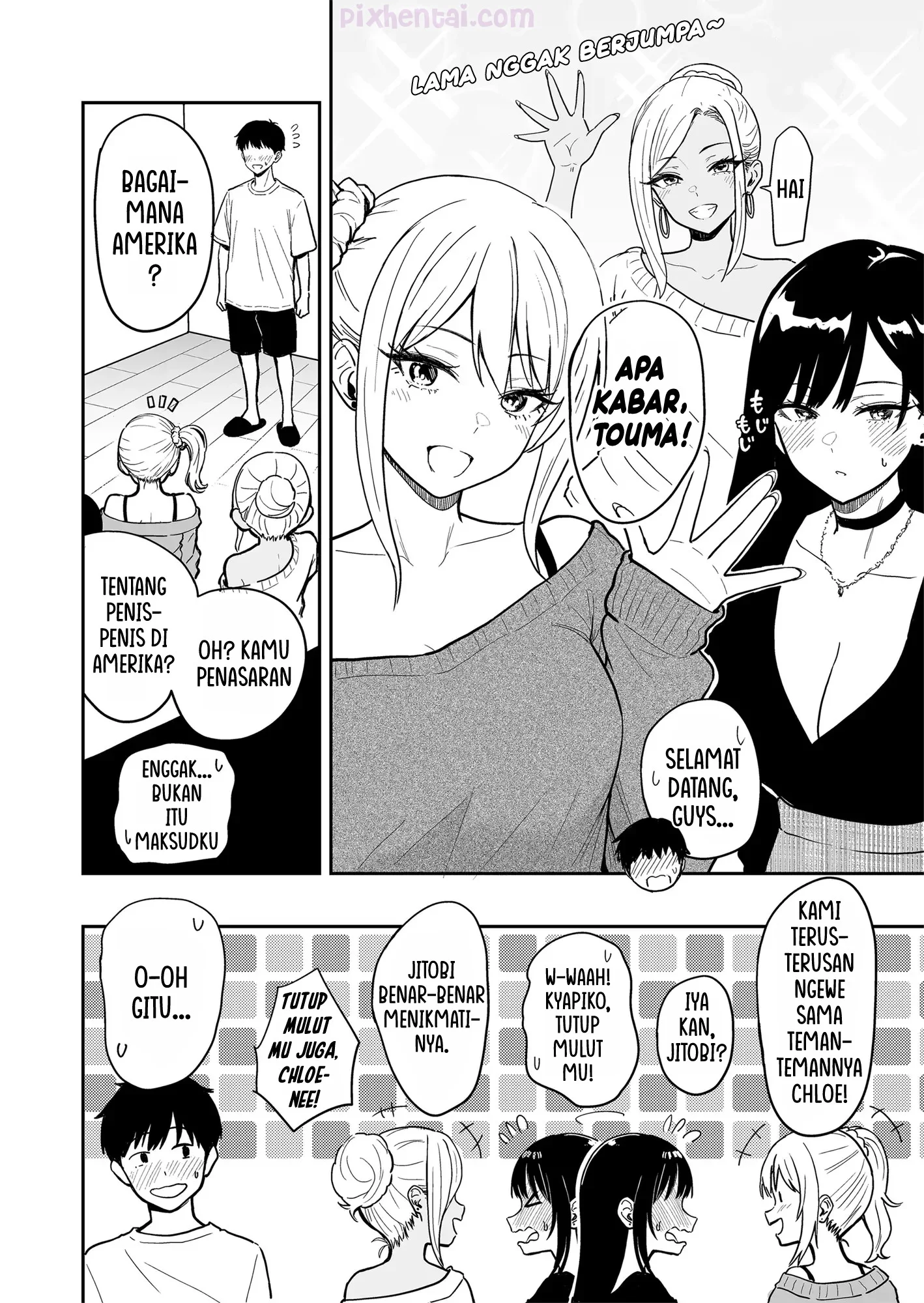 Komik hentai xxx manga sex bokep Having Tons of Bareback Sex with Gyarus part 5 page 45